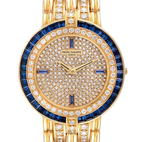 patek philippe women's diamond watch